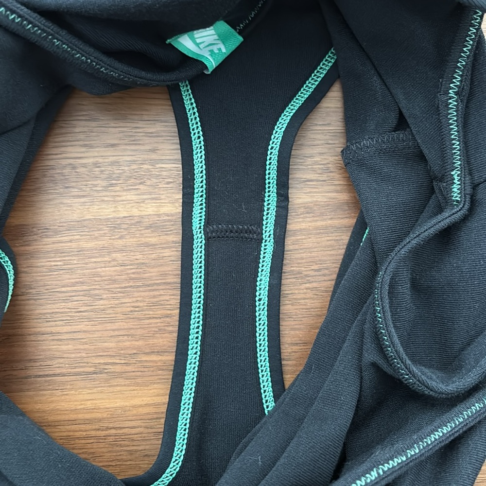 Nike Black Bodysuit with Teal Logo - Picture 8 of 11